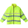 EN471 Estrada Amarelo Segurança Refletora Winter Jacket Desmontável Mangas